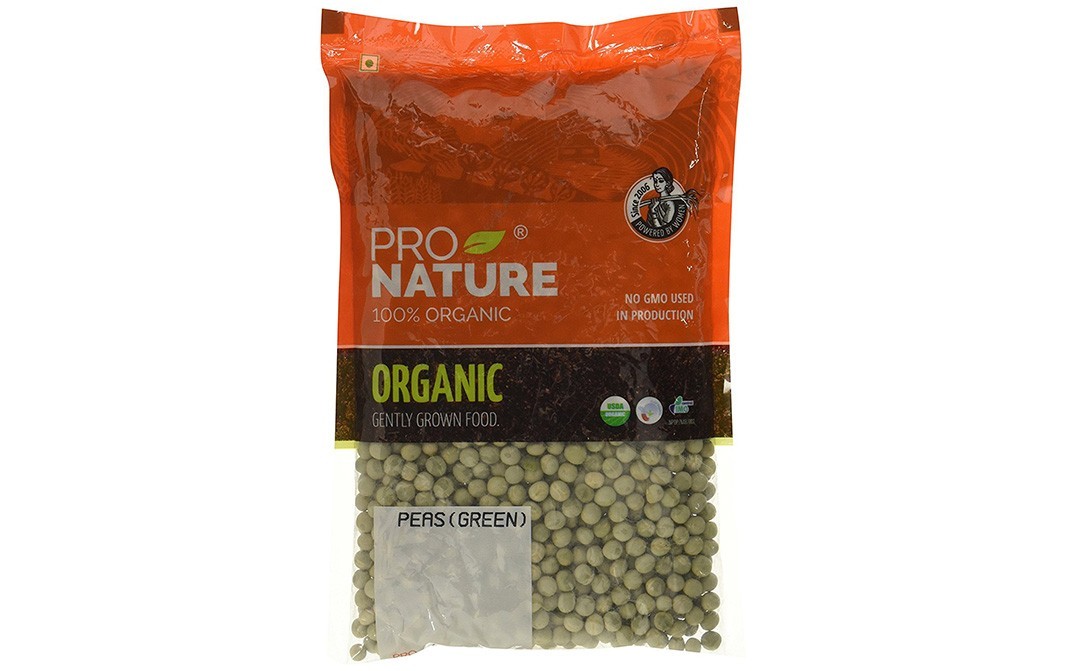 Pro Nature Organic Peas (Green)    Pack  500 grams